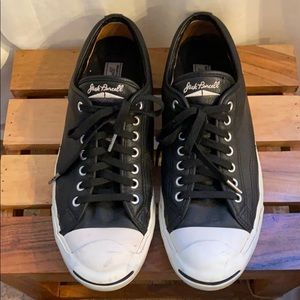 Leather converse shoes
